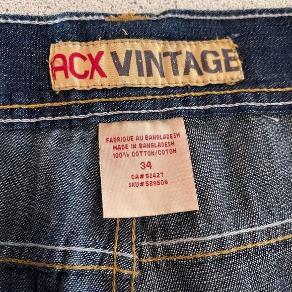 #22 ACX VINTAGE straight leg mid rise front pleat - Picture 9 of 10